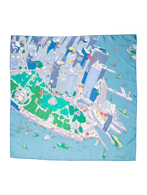 hermes scarf battery park|The Battery New.